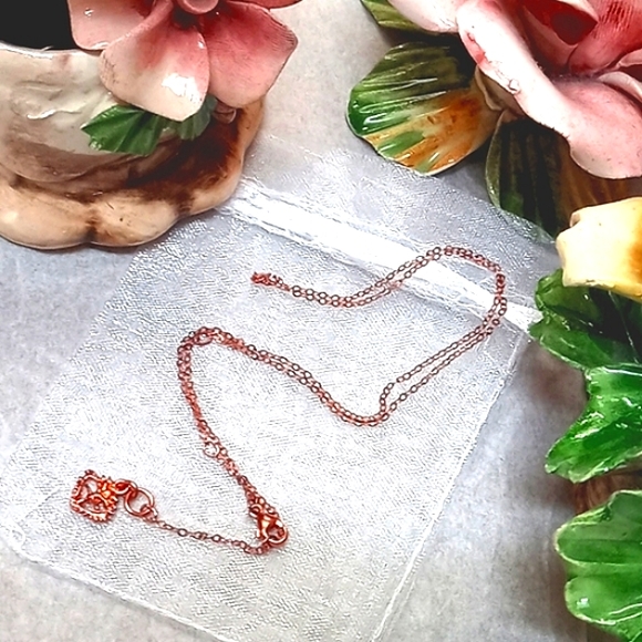 Virgins Saints & Angels Jewelry - Virgins Saints & Angels Rose Gold-tone Dainty Necklace Chain NEW